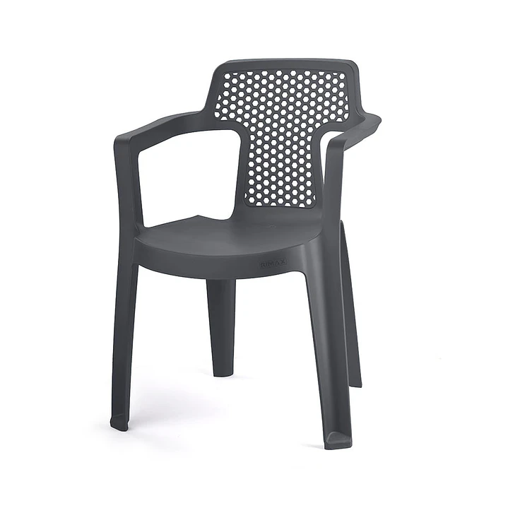 Silla Mia Con Brazos Gris Especial