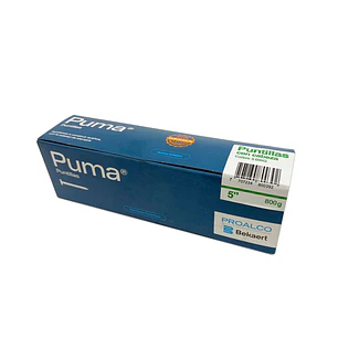 Puntilla con cabeza PUMA 5 Caja X 25 Cajetillas de 800g