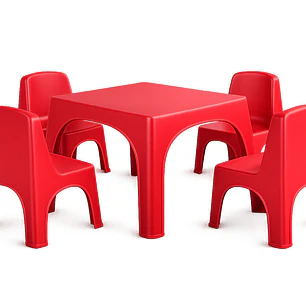 Mesa Infantil Minikin Roja