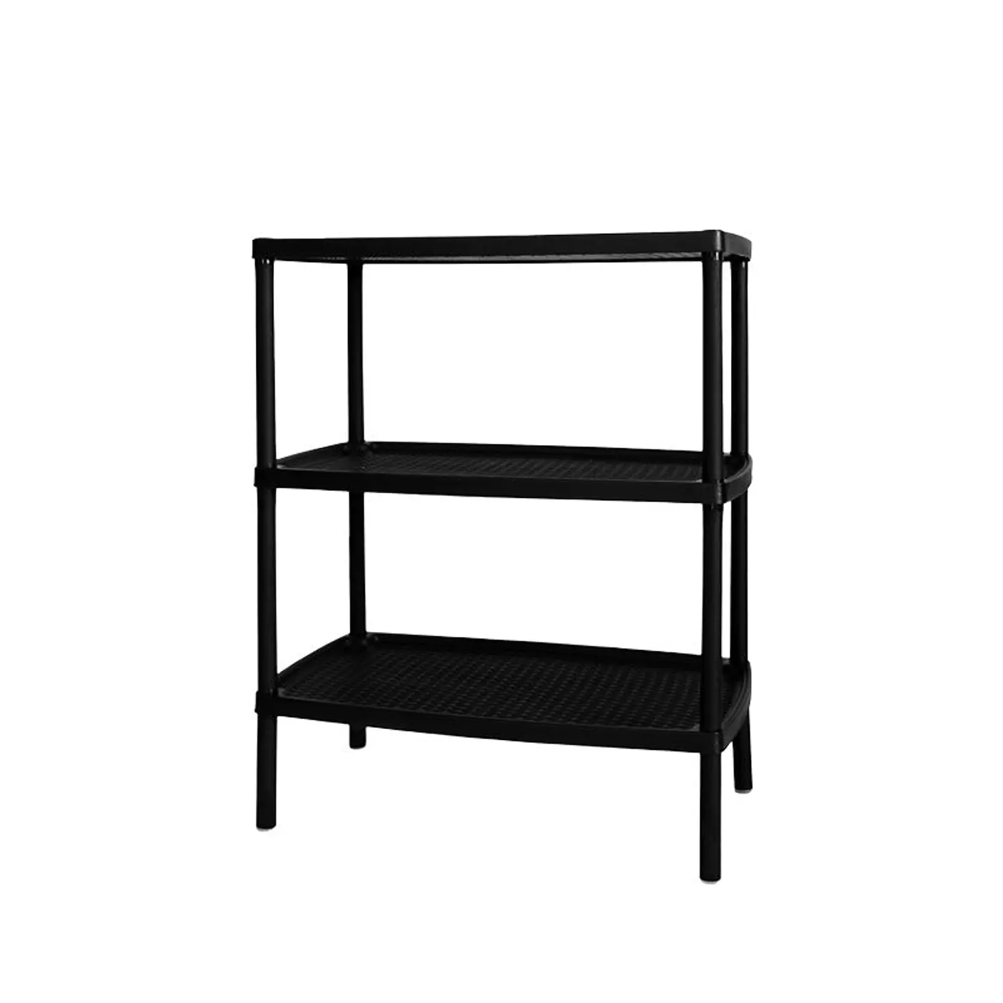 Mesa Rectangular 3 Niveles Negro