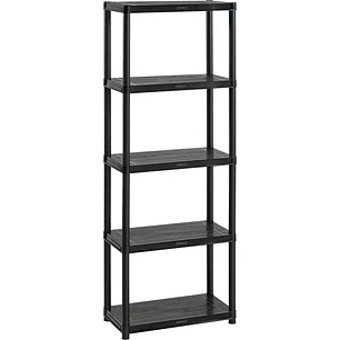 Estante solido 12 5 niveles negro