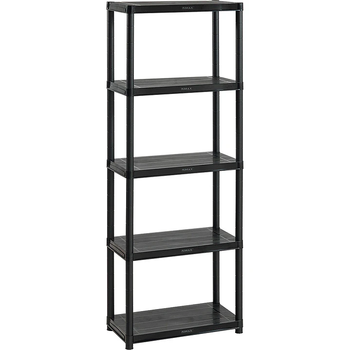 Estante solido 12 5 niveles negro