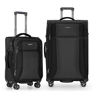 Travelers Choice Juego Tela Ruedas Giratorias 2 Pzas