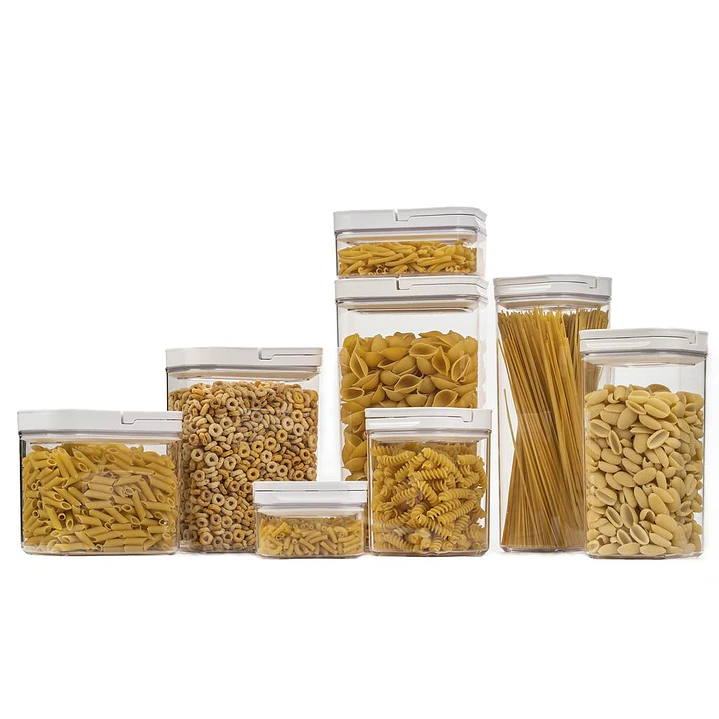 Members Selection Set Almacenar Alimentos Tapa 8 Pzas