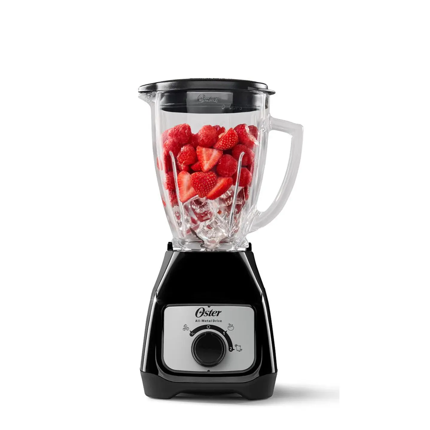 Licuadora Kaliman Vaso de Vidrio 1.5 L 2 Velocidades Negro