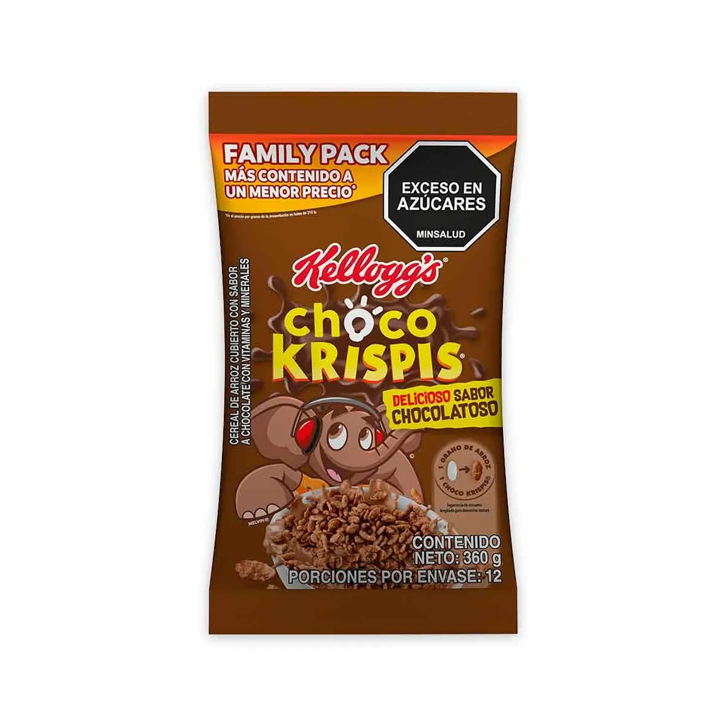 Choco Krispis 360 g Bolsa Kellogg's