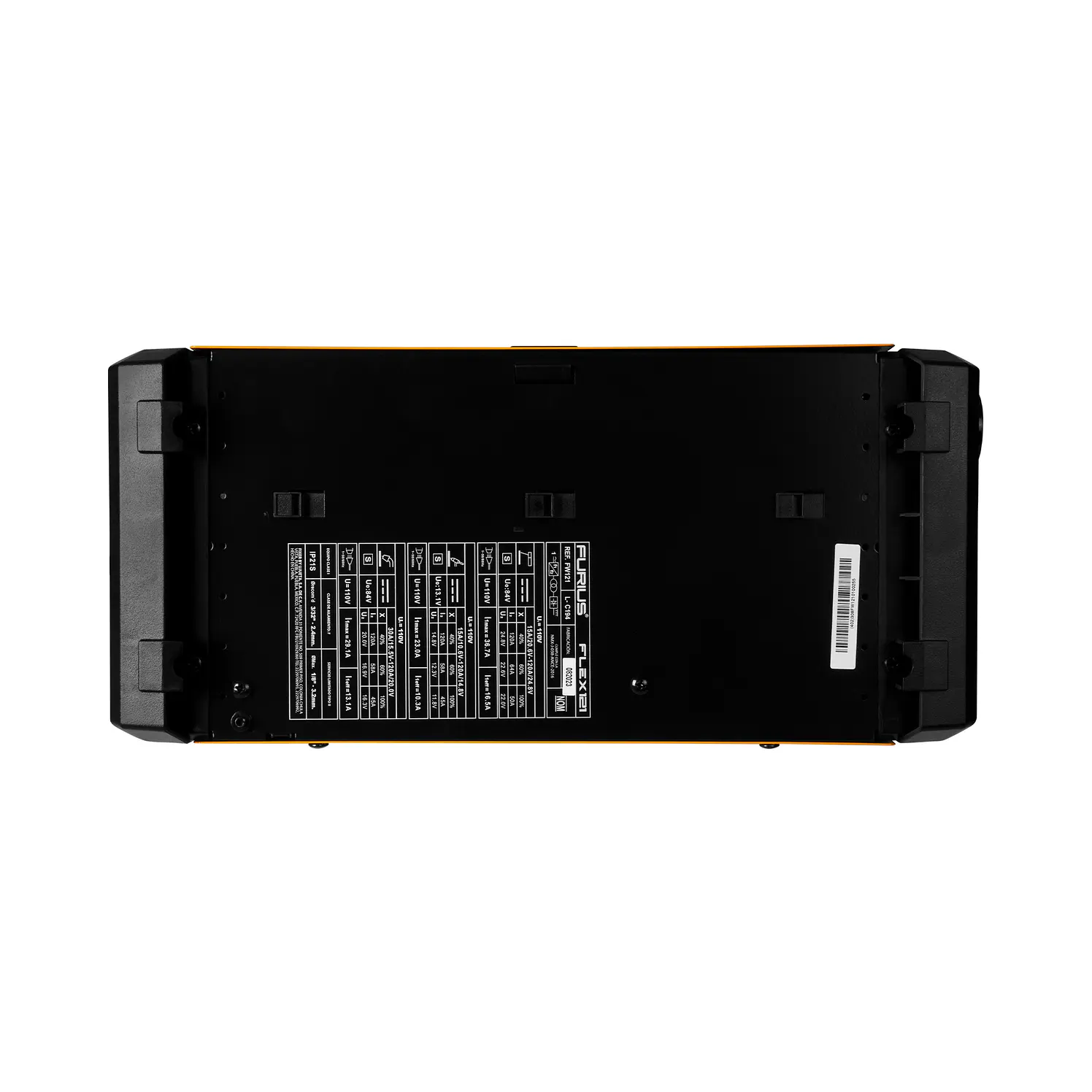 Soldador Inversor Furius Flex121 Flux Core 120 A 110 V 1 kg 7