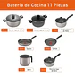 Batería Juego De Ollas Imusa 11 pzas Antiadherente Talent - Miniatura 2