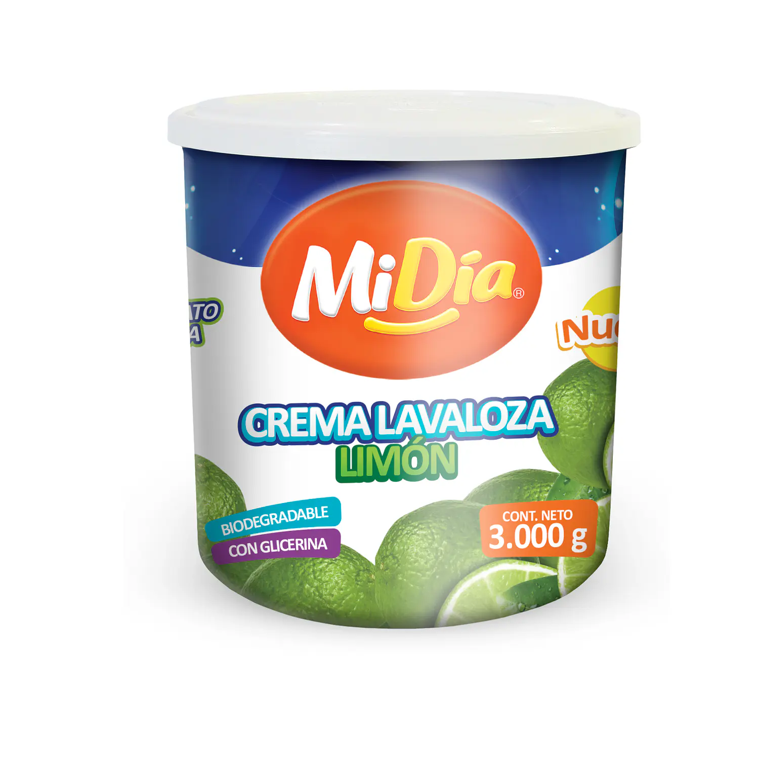 Crema Lavaloza MiDía x 3000 g