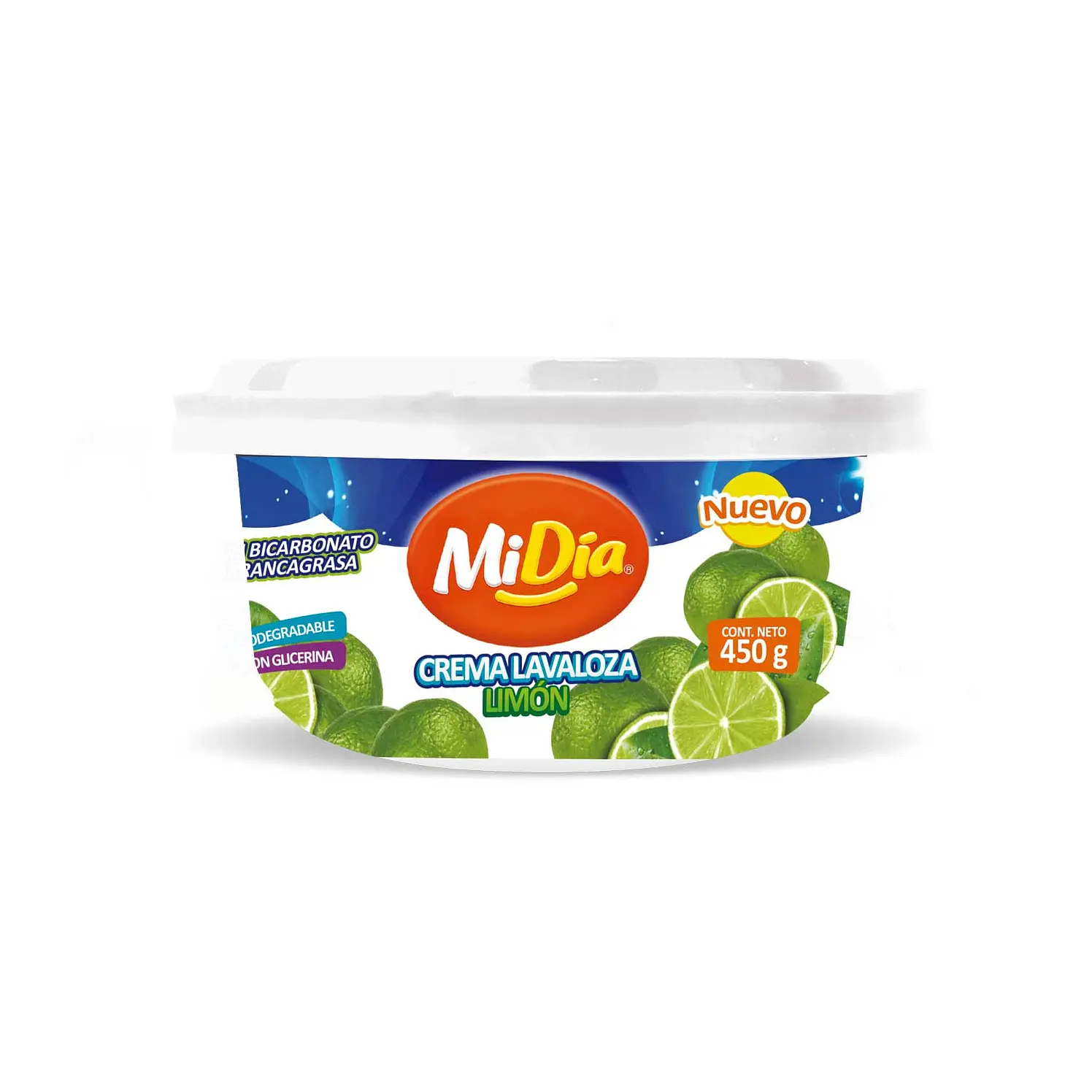 Lavaloza Crema Limón MiDía x 450 g