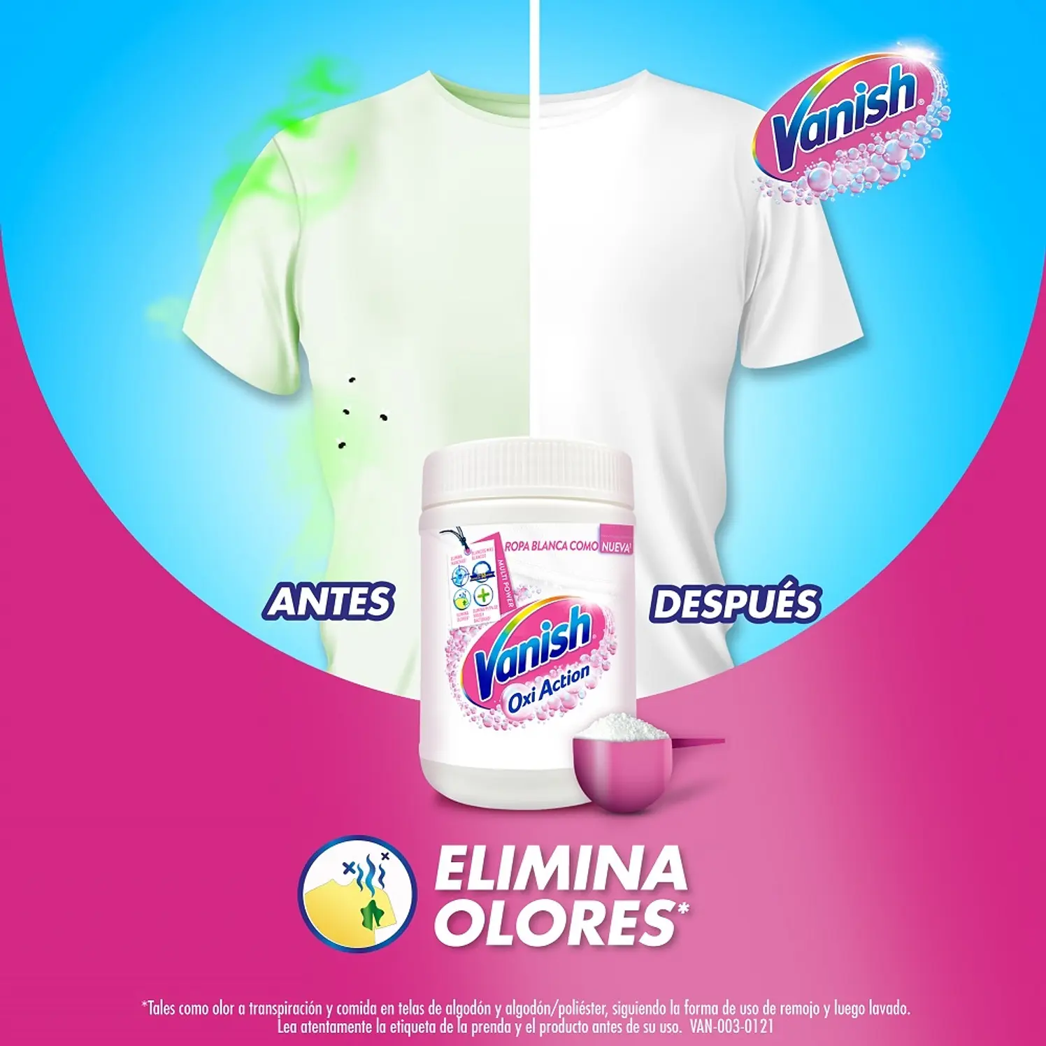Desmanchador Vanish polvo blanco 450 g 5