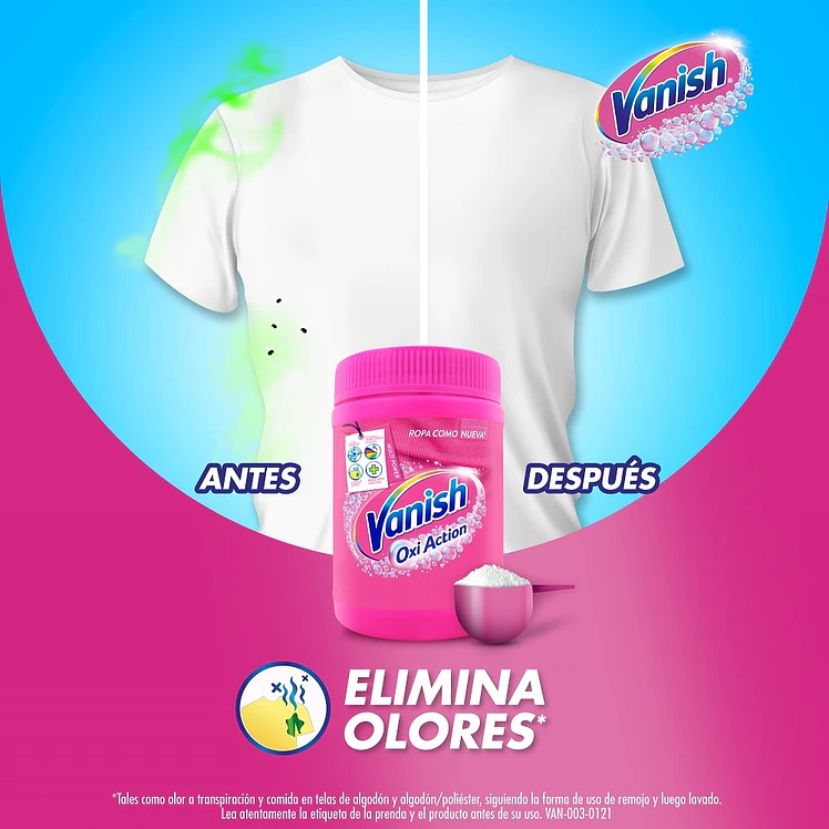 Quita Manchas Vanish Polvo Rosa 450 G 5