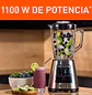 Licuadora Imusa Ultraforce Auto Digital 2.2 L 1100 W Plata - Miniatura 2