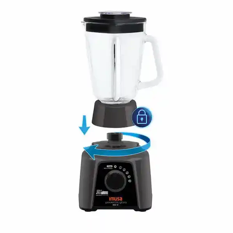 Licuadora Imusa Powermix Glass 5 V 3