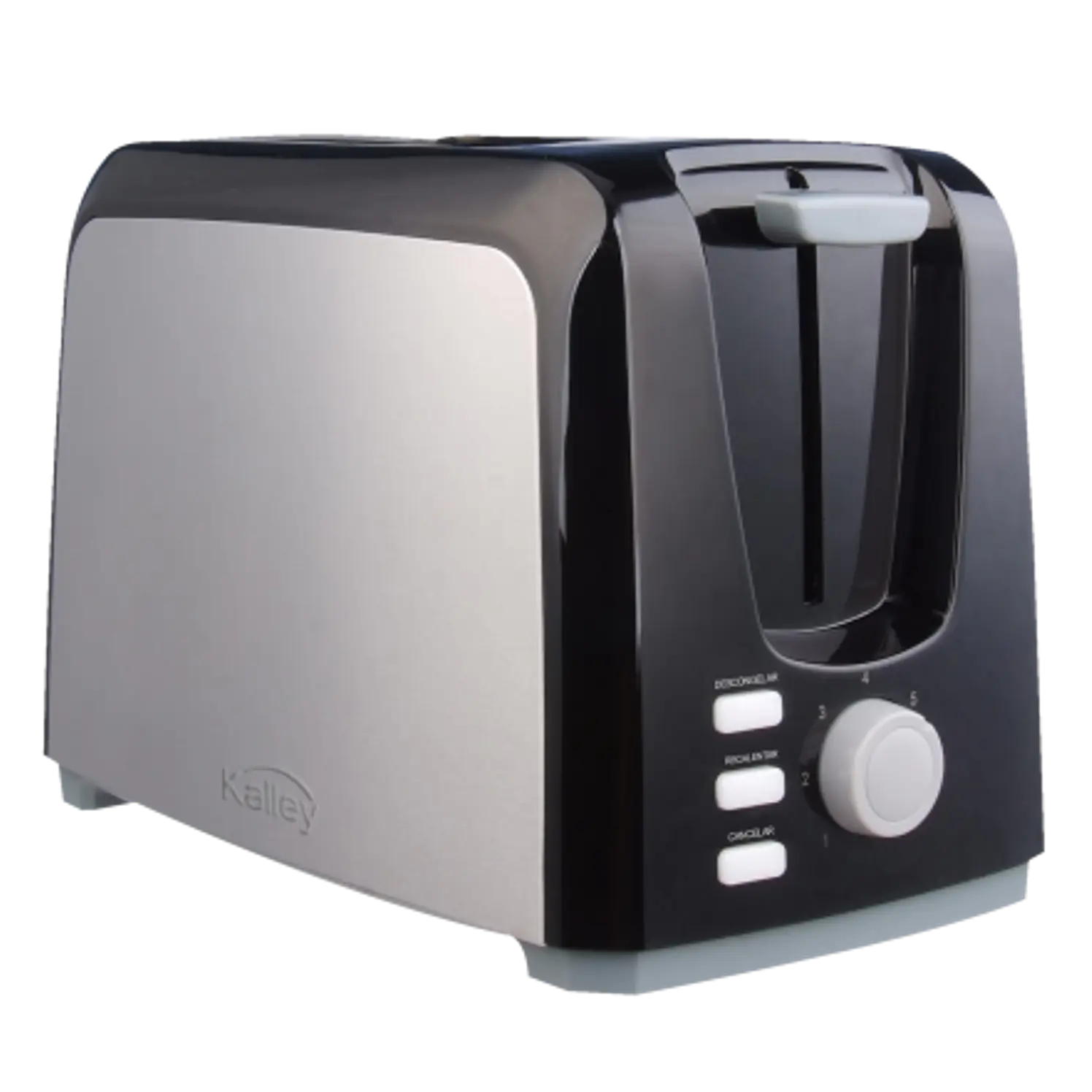 Tostadora De Pan Negro Kalley K MTP750SS 1