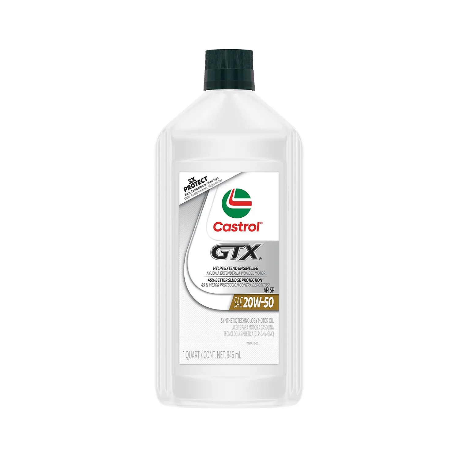 Aceite Castrol GTX 20W50 Cuarto