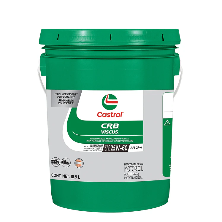 Aceite CRB Castrol Viscus 25W60 Cuñete18.9 L