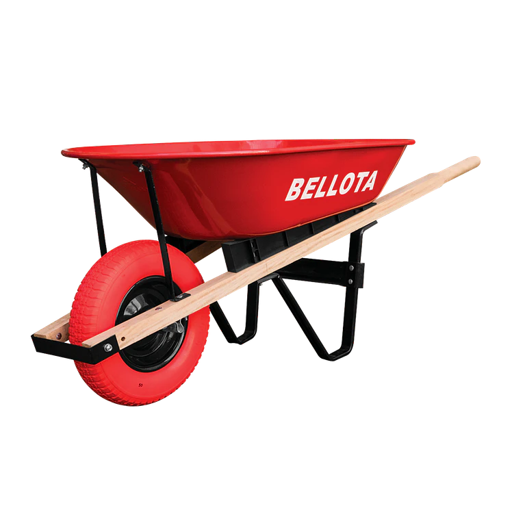 Carretilla Bellota 5672 5 Metálica Antipinchazo 3.50 Roja