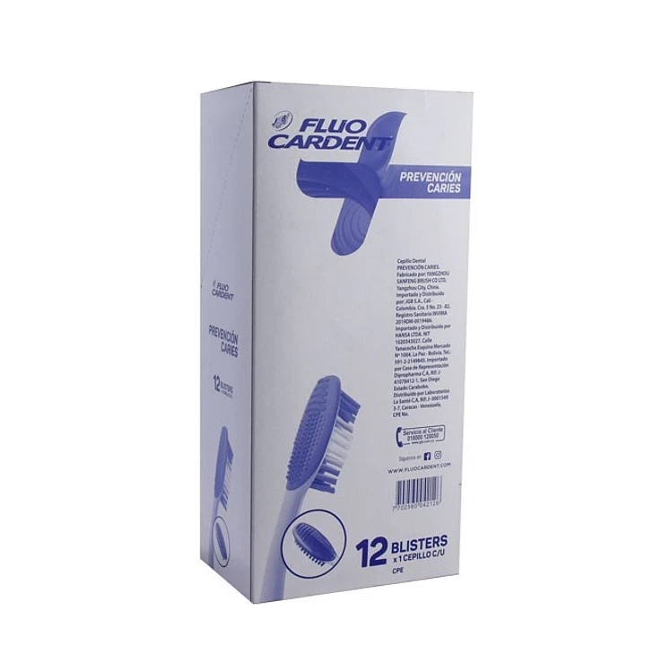 Cepillo Dental Fluocardent Prevención Caries Display 12 und