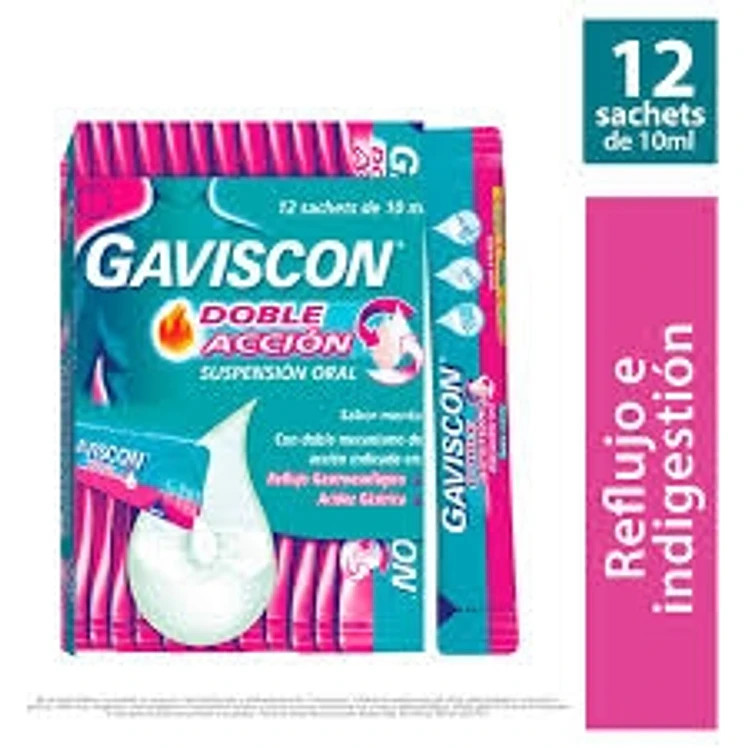 Gaviscon Doble Accion x 12 Sachets x 10 ml