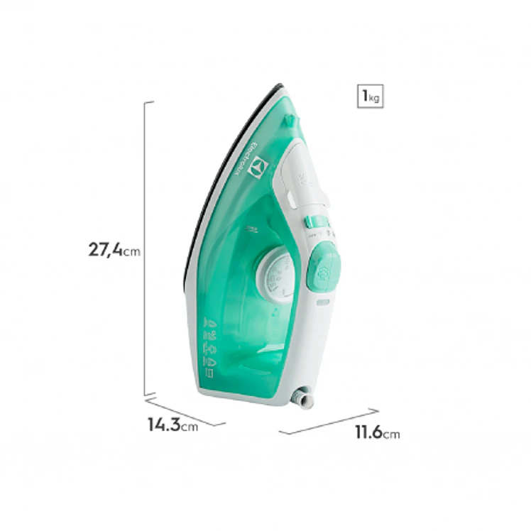 Plancha A Vapor Electrolux SIE70 Antiadherente Verde 250 ml 4