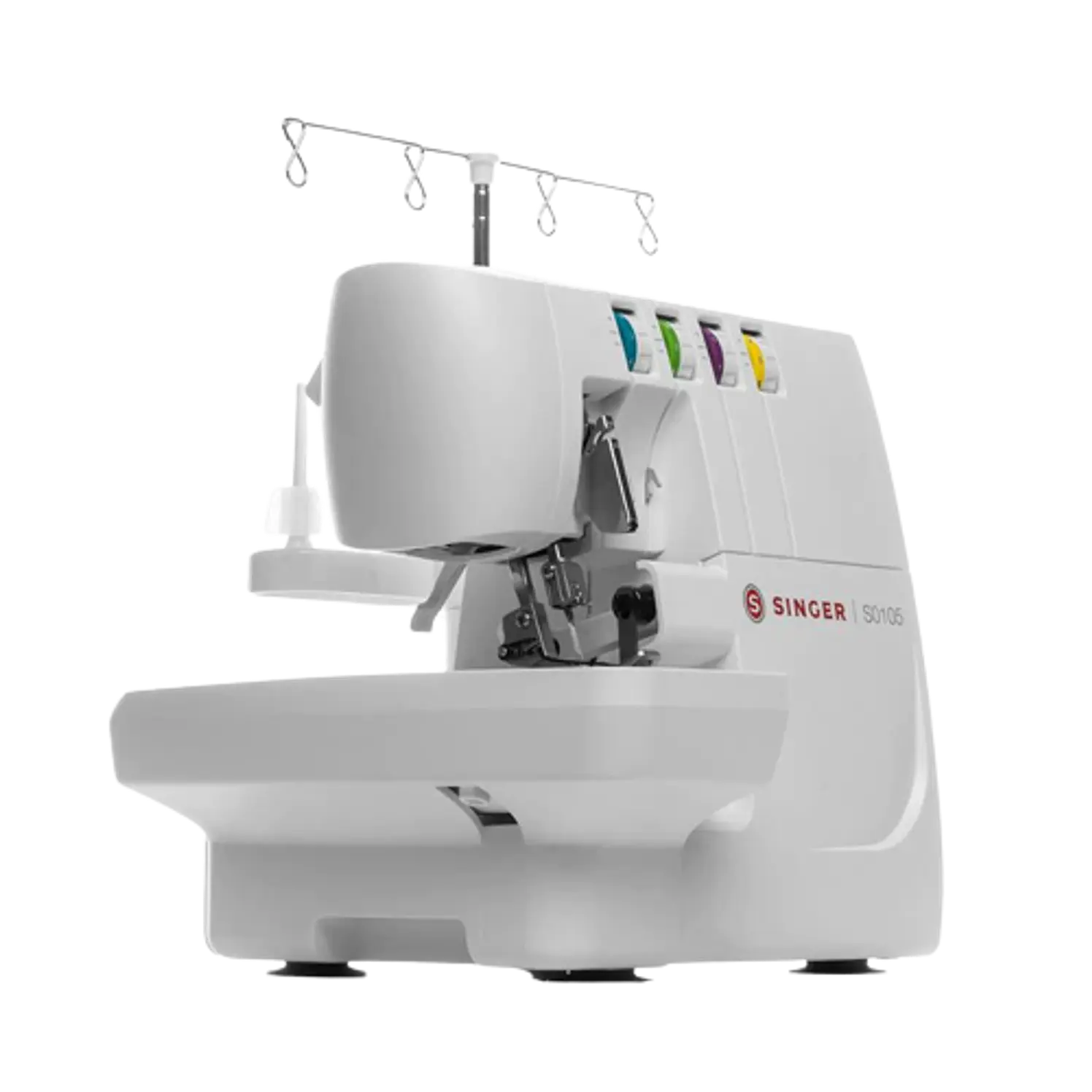 Fileteadora Singer Doméstica Sobrehilado S0105 Blanca 3