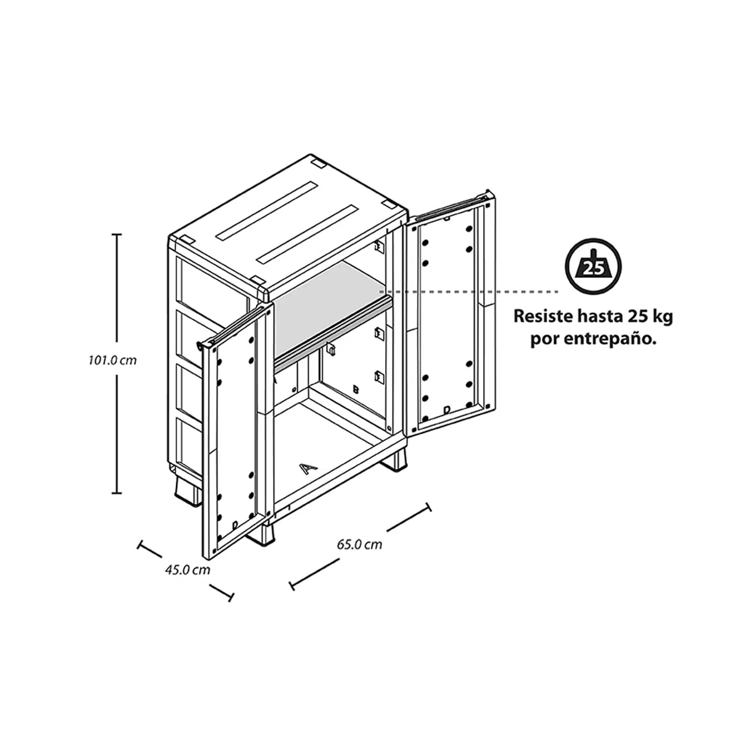 Armario Mediano Ratan 3
