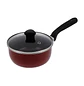 Perol con Tapa Vidrio 16 cm Imusa Colors Antiadherente Rojo - Miniatura 1