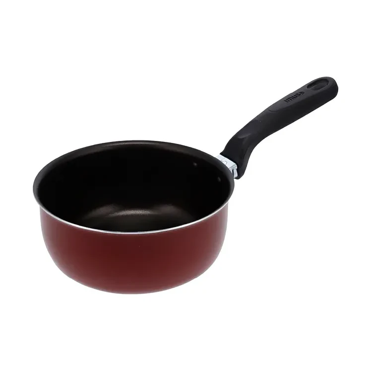 Perol con Tapa Vidrio 16 cm Imusa Colors Antiadherente Rojo 2