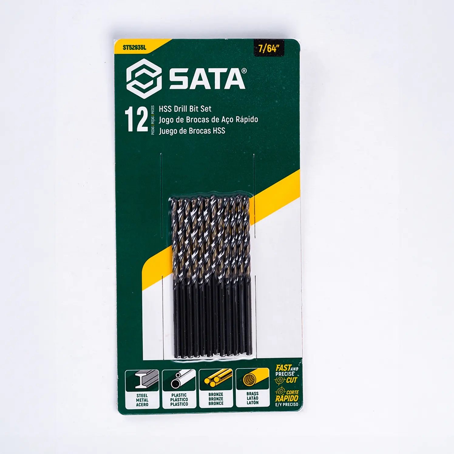 BROCA 7/64 SATA H S S ACERO RAP CH BLSX12U 3