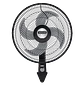 Ventilador Samurai Turbo Power De Pared Negro - Miniatura 1