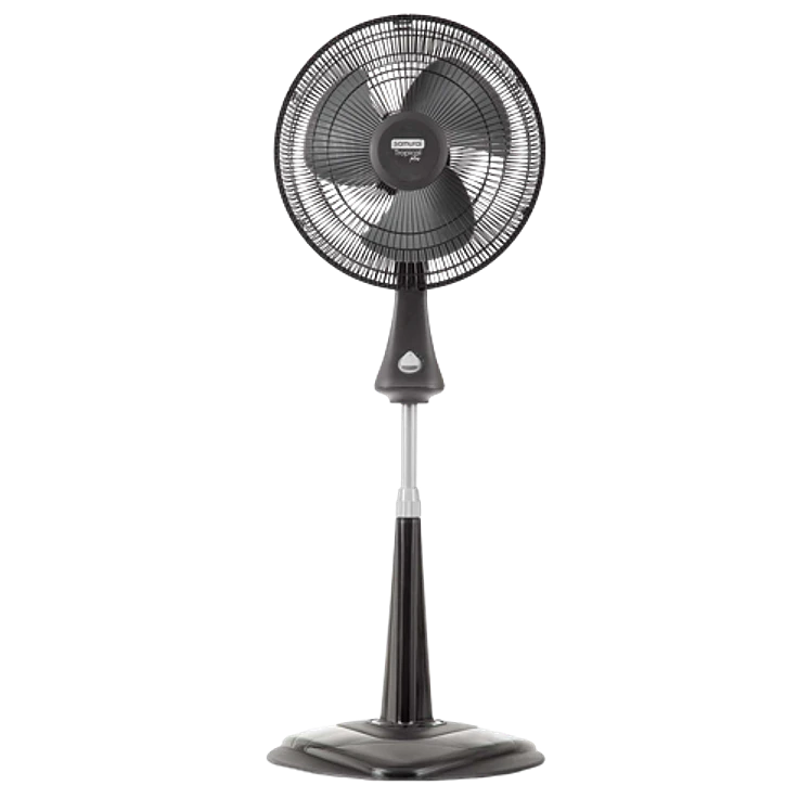 Ventilador Samurai Tropical Plus Pedestal 3 Vel 70 W Negro 1
