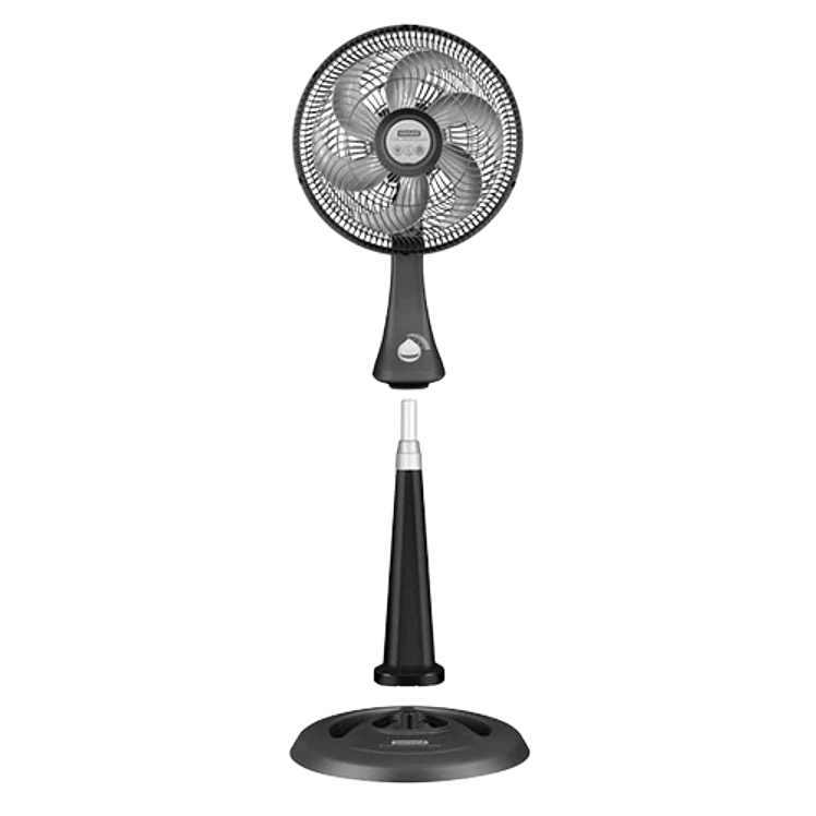 Ventilador SAMURAI Turbo Silence Compact 2 en 1 Negro 2