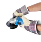 Kit Esmeriladora Angular 4 1/2 800 W Estuche Gafas Guantes - Miniatura 17