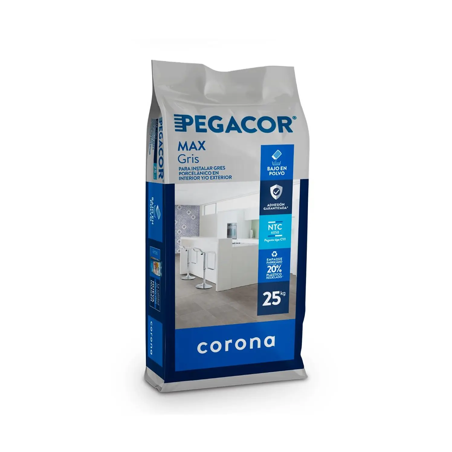 Pegacor Corona Max Gris 25 kg