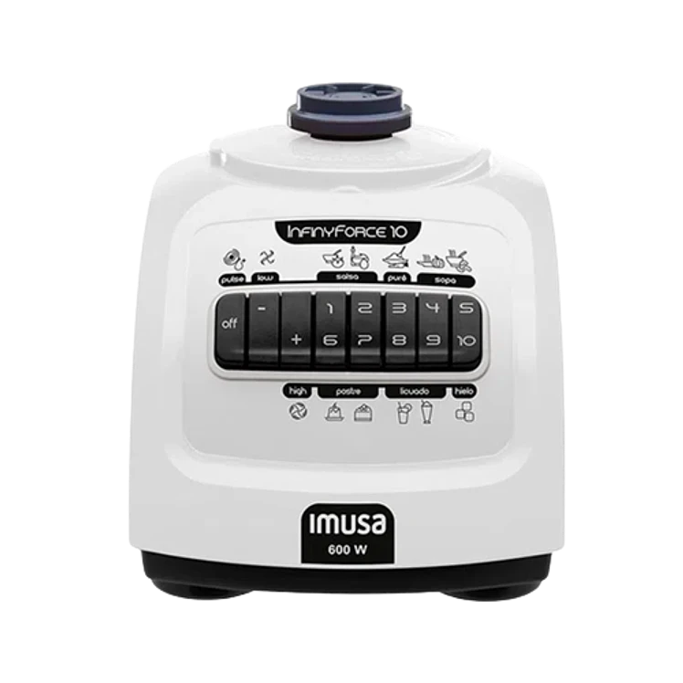 Licuadora Imusa Infiny Force 10 Velocidades Blanca 2