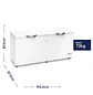 Congelador Electrolux Dual Horizontal 708 L Blanco - Miniatura 2