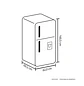 Nevera Haceb No Frost 271 L N271 Manija Interna Inox - Miniatura 4