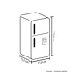 Nevera Haceb No frost 391 L N404 Manija Externa - Miniatura 3