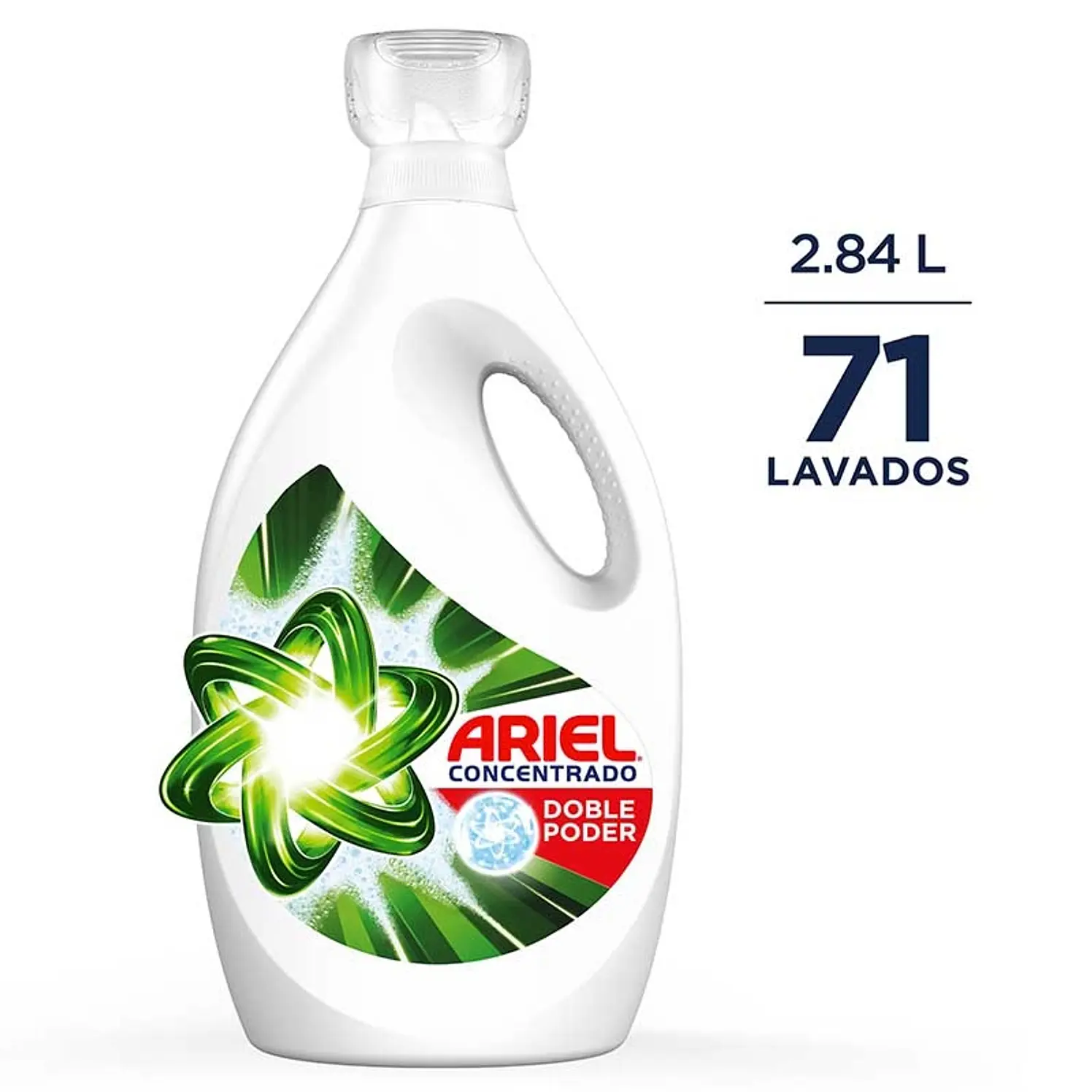 Detergente Liquido Ariel Jabón Concentrado 2.84 L