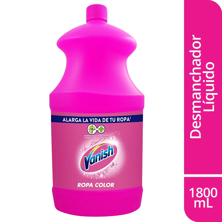 Desmanchador Vanish Líquido Rosa 1.8 L 1