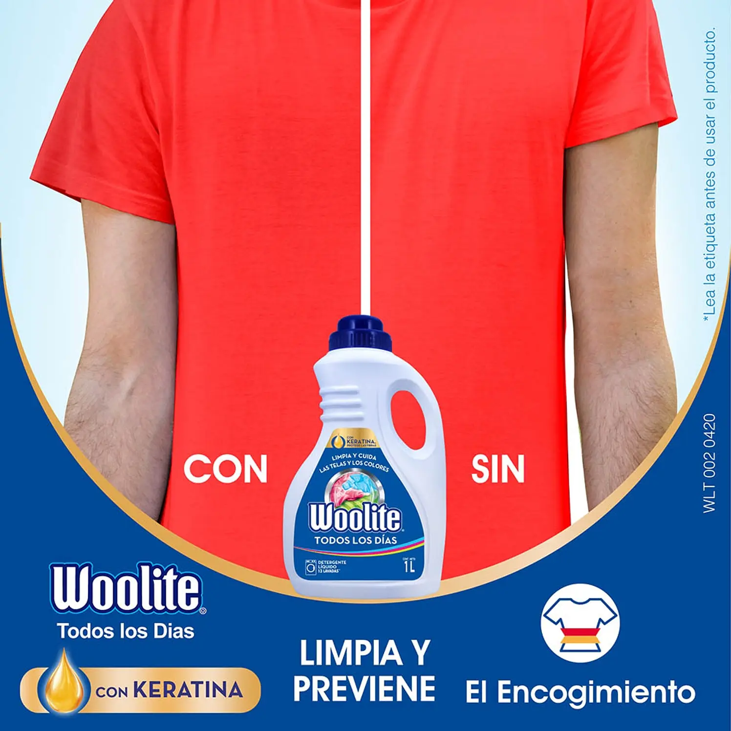 Detergente Líquido Woolite Protección y Cuidado 900 ml 3