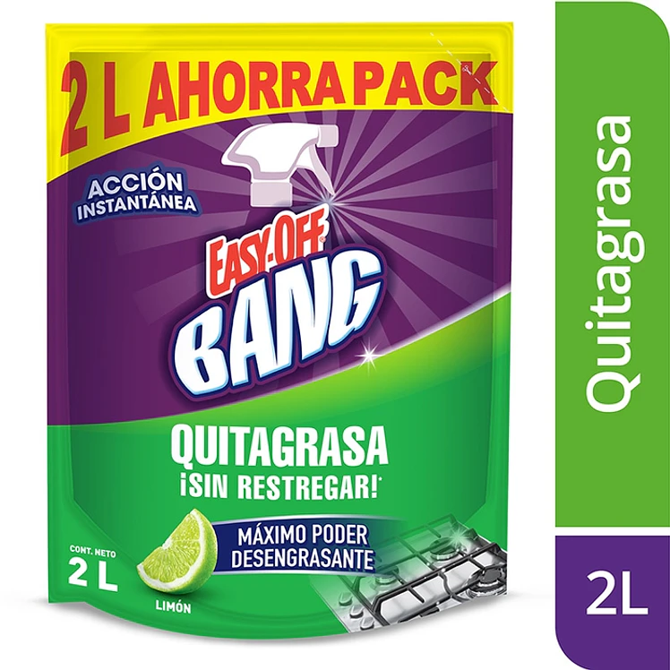 Quitagrasa Easy Off Bang Limón x 900 ml