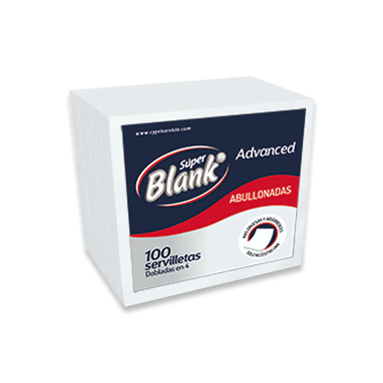 Servilleta Advanced Super Blanko 100und