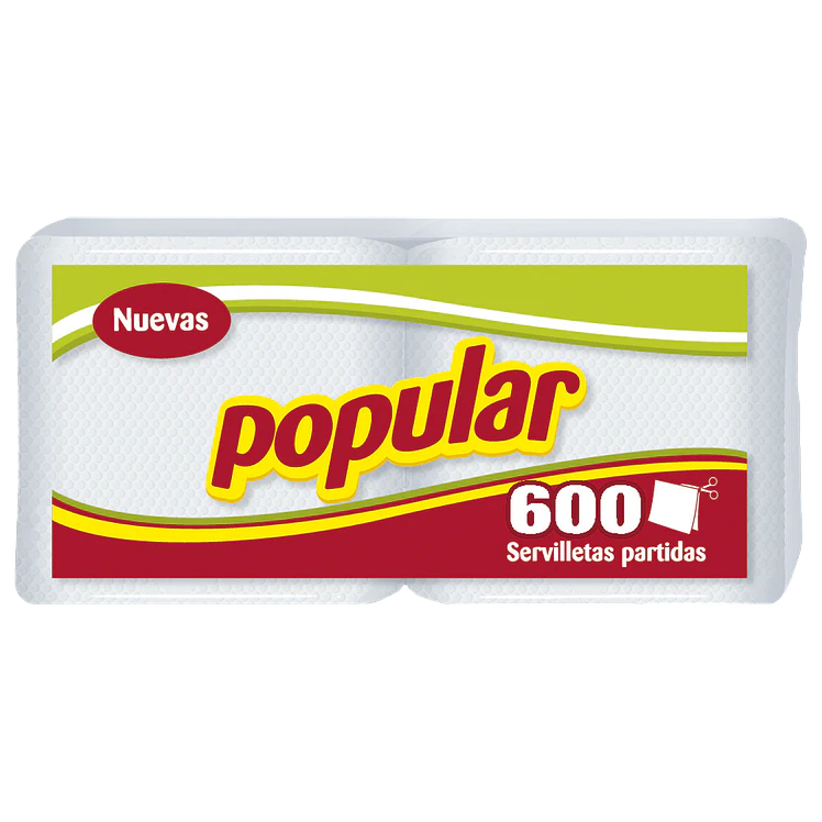Servilletas Popular x 600 und