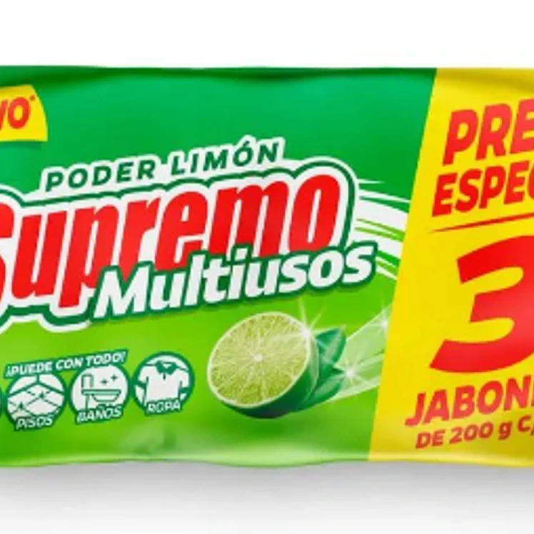 Jabon Supremo Oxi Limon 200 g x 3