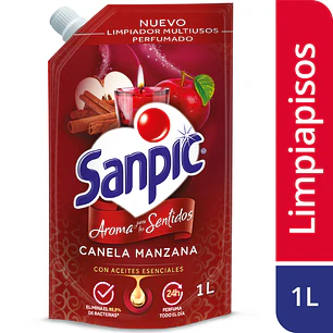 Limpiapisos Sanpic Canela Manzana 1000 ml doypack