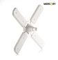Bombillo led 4 aspas escualizable 50 W 6500k e27 ibl48 - Miniatura 3