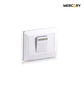 Interruptor sencillo conmutable Mercury blanco 118Z 01 ETI08 - Miniatura 1