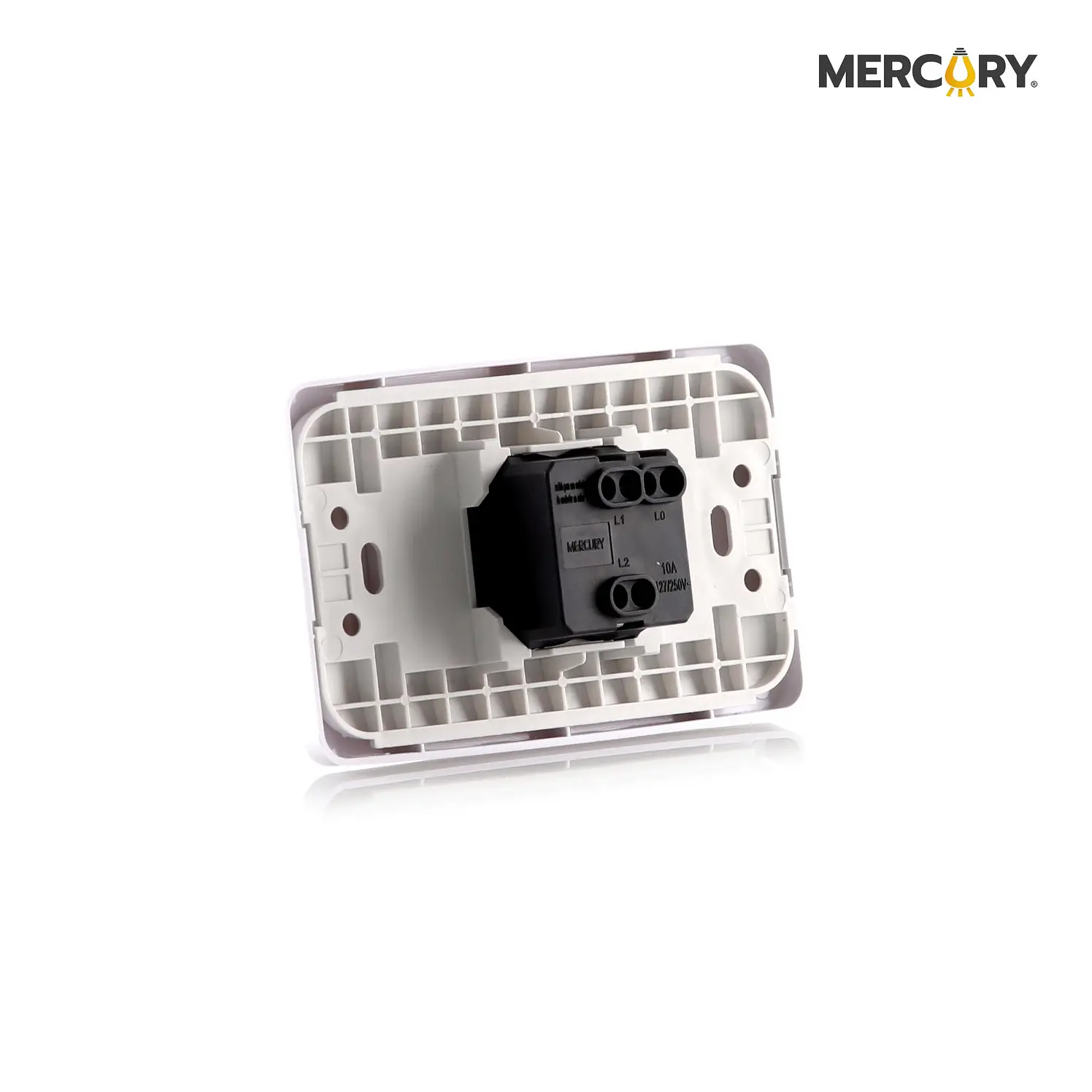 Interruptor sencillo conmutable Mercury blanco 118Z 01 ETI08 2